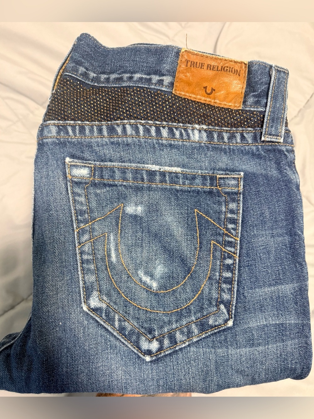 True Religion Rocco Relaxed Skinny Jeans Made in USA Men’s Size 32 - Picture 4 of 15